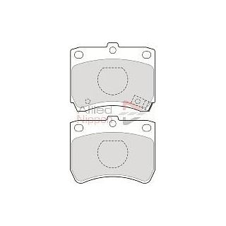 Stabdžių trinkelių rinkinys, diskinis stabdys COMLINE CBP3182