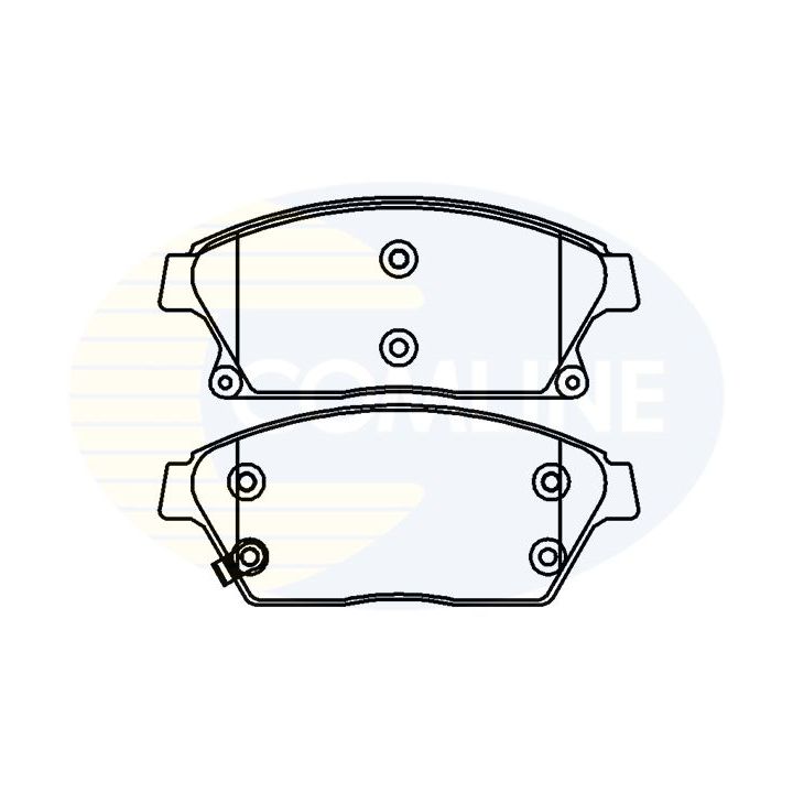 Stabdžių trinkelių rinkinys, diskinis stabdys COMLINE CBP32037