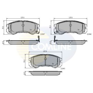 Stabdžių trinkelių rinkinys, diskinis stabdys COMLINE CBP3229