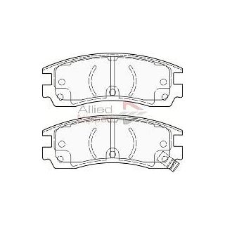 Stabdžių trinkelių rinkinys, diskinis stabdys COMLINE CBP3782