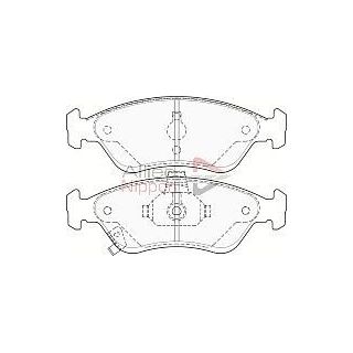 Stabdžių trinkelių rinkinys, diskinis stabdys COMLINE CBP3940