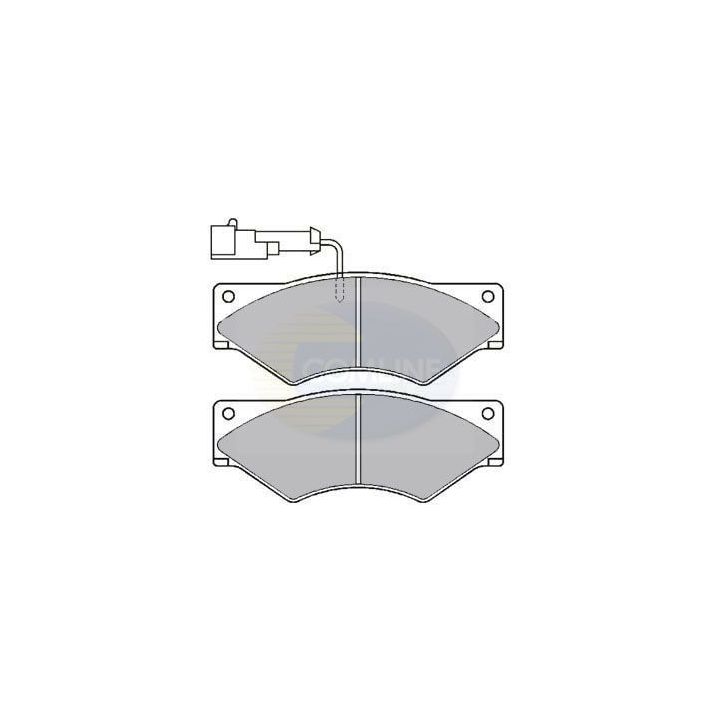 Stabdžių trinkelių rinkinys, diskinis stabdys COMLINE CBP9045