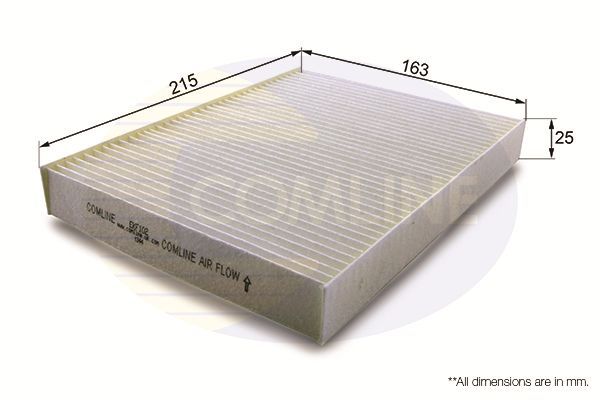 Filtras, salono oras COMLINE EKF102