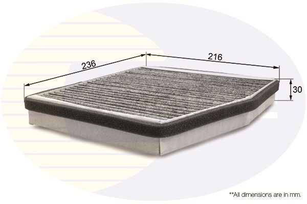 Filtras, salono oras COMLINE EKF102A