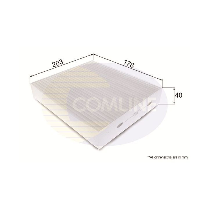 Filtras, salono oras COMLINE EKF108