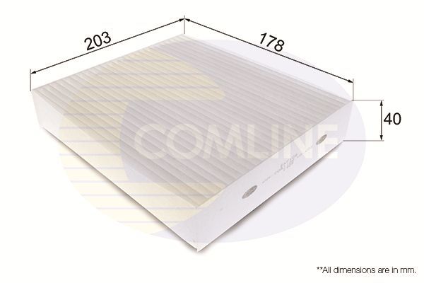 Filtras, salono oras COMLINE EKF108