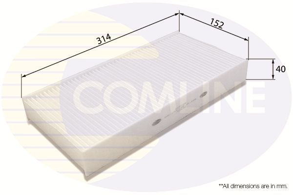 Filtras, salono oras COMLINE EKF109