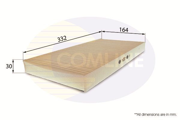 Filtras, salono oras COMLINE EKF116