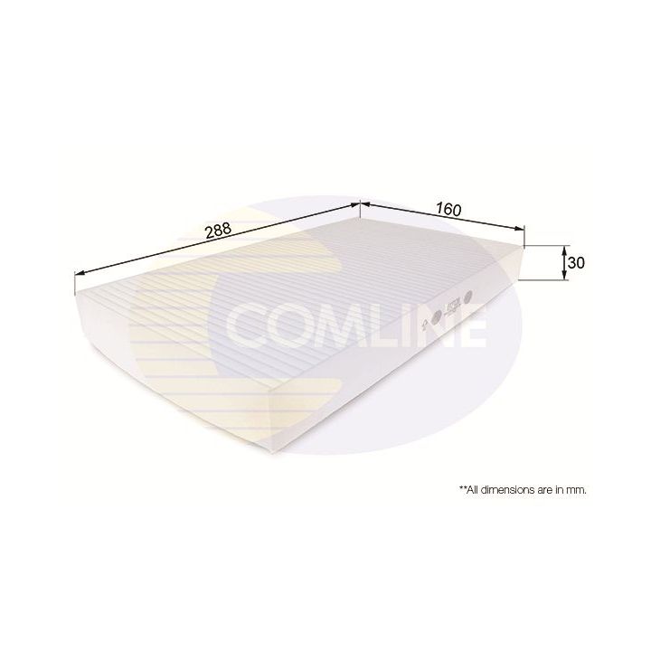 Filtras, salono oras COMLINE EKF120
