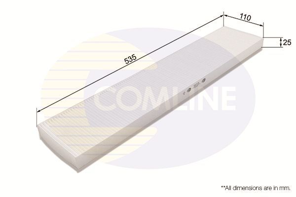 Filtras, salono oras COMLINE EKF131