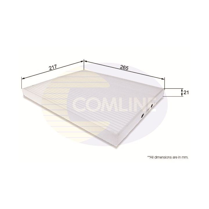 Filtras, salono oras COMLINE EKF137