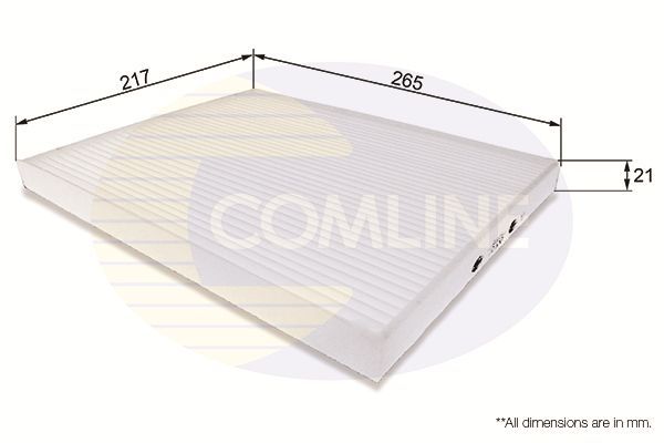 Filtras, salono oras COMLINE EKF137