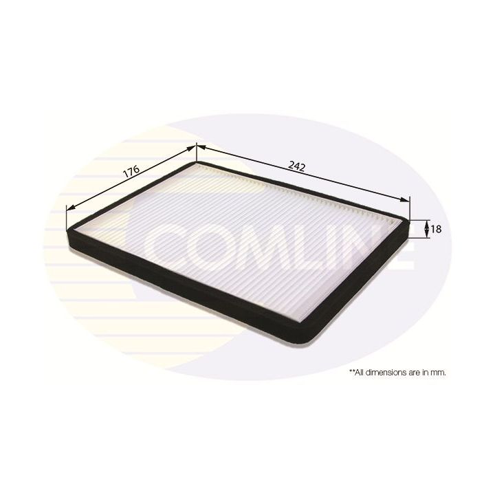 Filtras, salono oras COMLINE EKF147