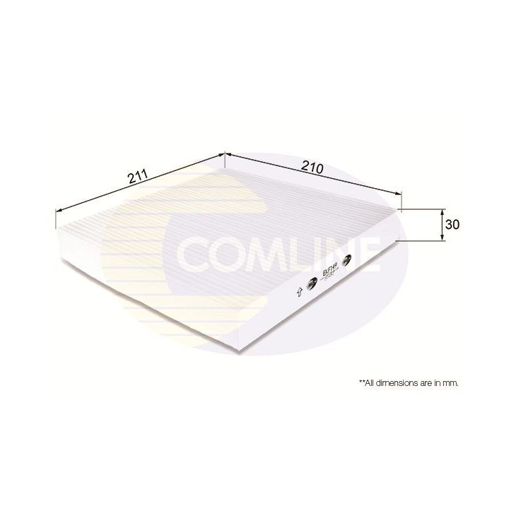 Filtras, salono oras COMLINE EKF149