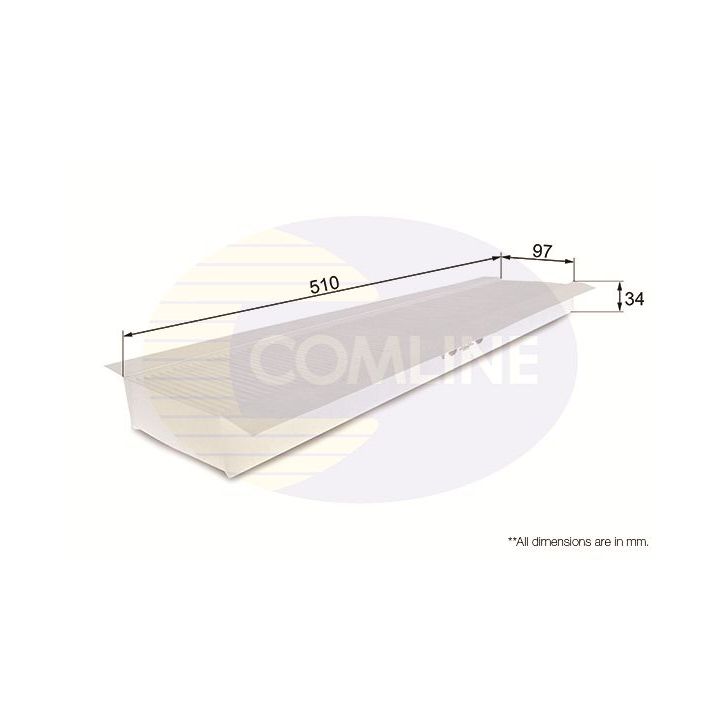 Filtras, salono oras COMLINE EKF155