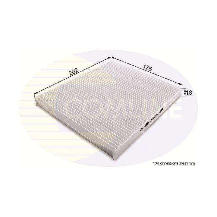 Filtras, salono oras COMLINE EKF159