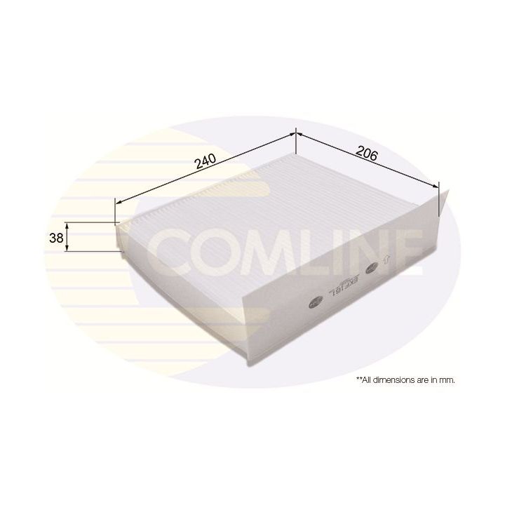 Filtras, salono oras COMLINE EKF161