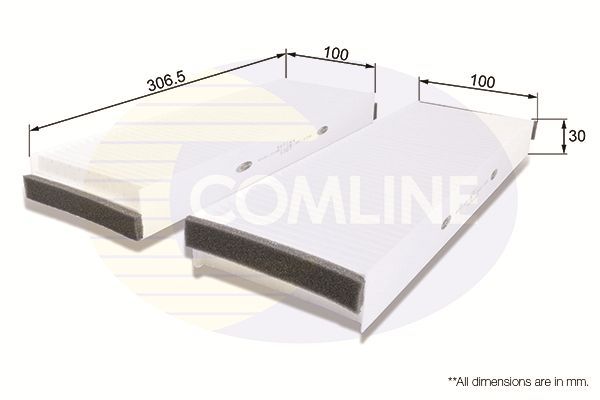 Filtras, salono oras COMLINE EKF164