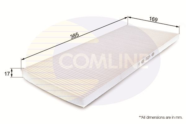 Filtras, salono oras COMLINE EKF168