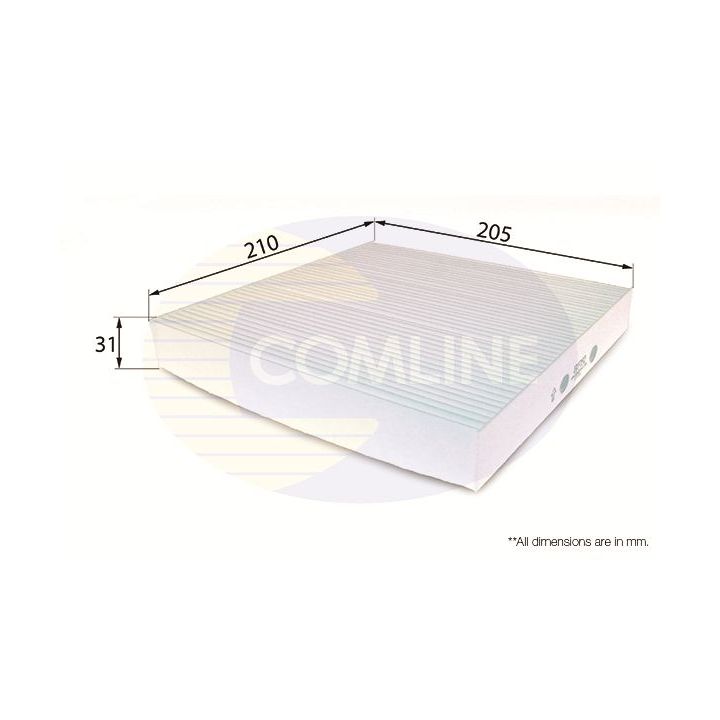 Filtras, salono oras COMLINE EKF192