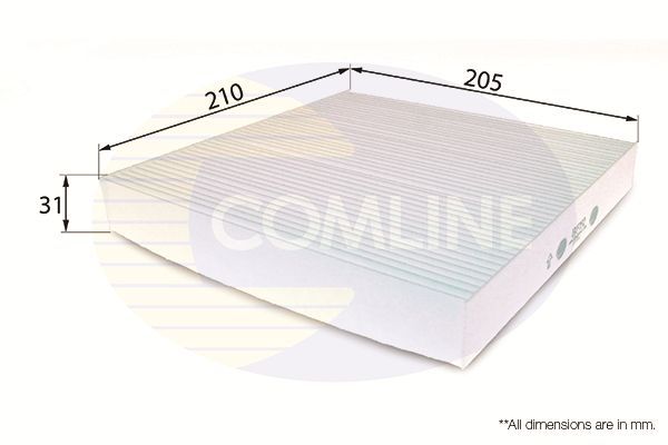 Filtras, salono oras COMLINE EKF192
