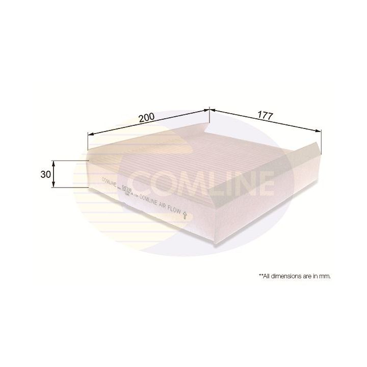 Filtras, salono oras COMLINE EKF198