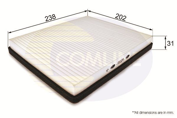 Filtras, salono oras COMLINE EKF218