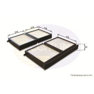 Filtras, salono oras COMLINE EKF258