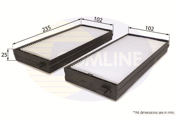 Filtras, salono oras COMLINE EKF263