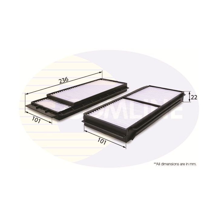 Filtras, salono oras COMLINE EKF267