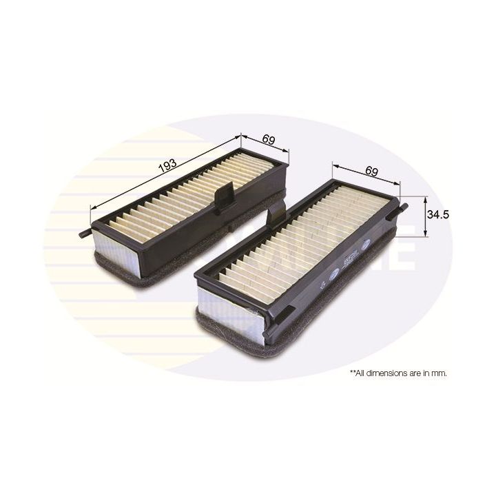 Filtras, salono oras COMLINE EKF281