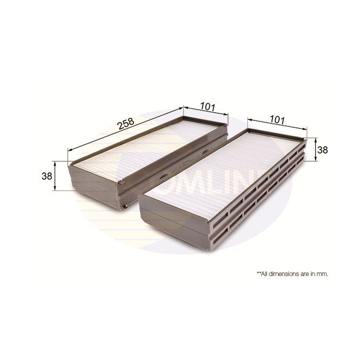 Filtras, salono oras COMLINE EKF303