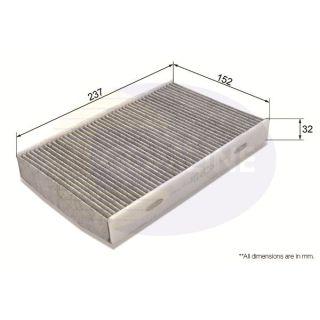 Filtras, salono oras COMLINE EKF305A