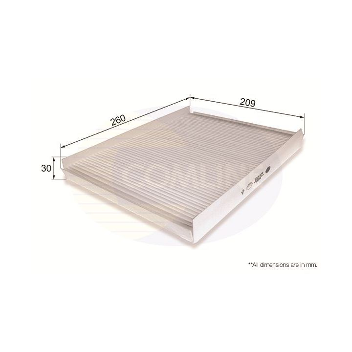 Filtras, salono oras COMLINE EKF329