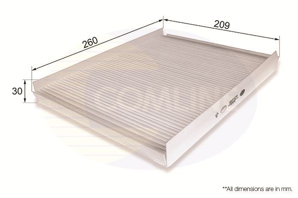 Filtras, salono oras COMLINE EKF329