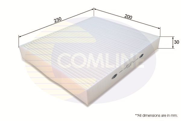 Filtras, salono oras COMLINE EKF333