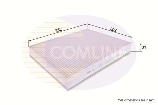 Filtras, salono oras COMLINE EKF335