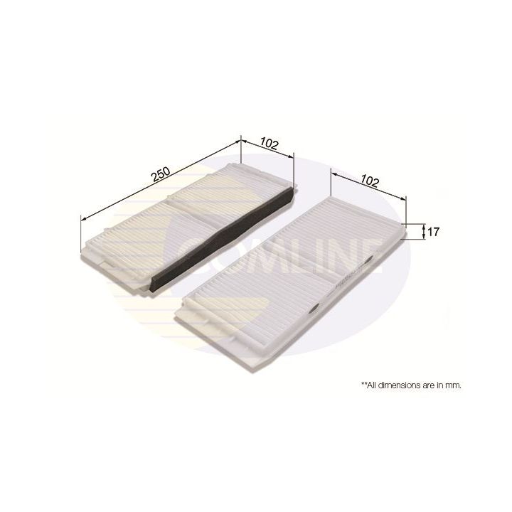 Filtras, salono oras COMLINE EKF336-2