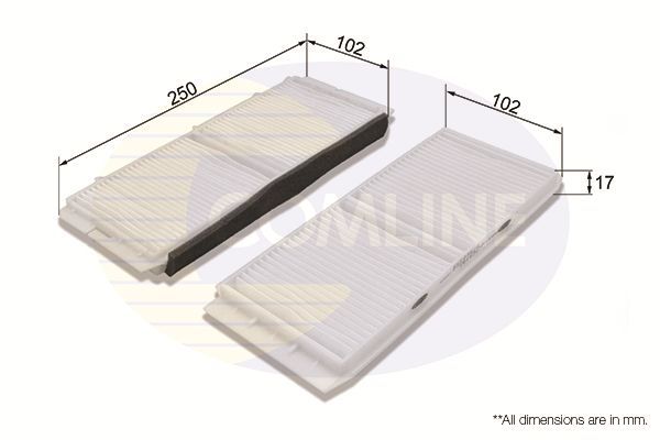 Filtras, salono oras COMLINE EKF336-2