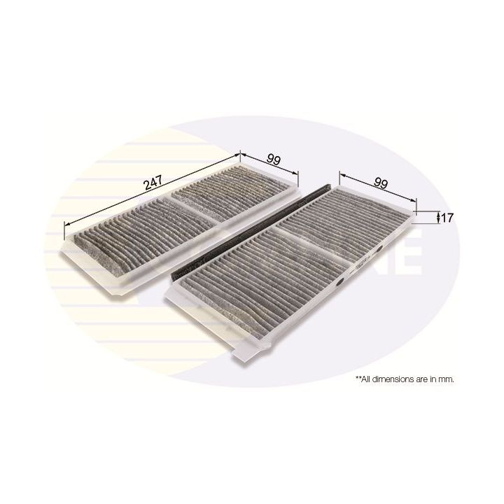 Filtras, salono oras COMLINE EKF337A-2