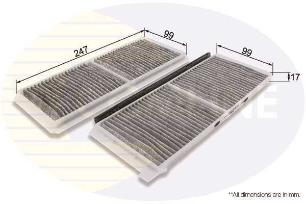 Filtras, salono oras COMLINE EKF337A-2