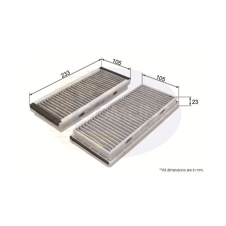 Filtras, salono oras COMLINE EKF338A-2