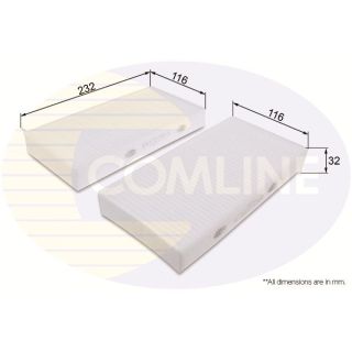 Filtras, salono oras COMLINE EKF379-2
