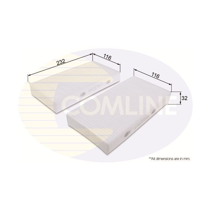 Filtras, salono oras COMLINE EKF379-2