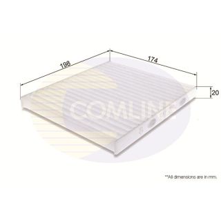 Filtras, salono oras COMLINE EKF381