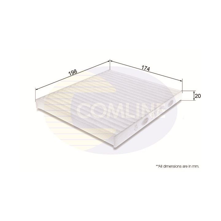 Filtras, salono oras COMLINE EKF381