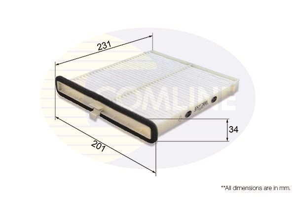 Filtras, salono oras COMLINE EKF385