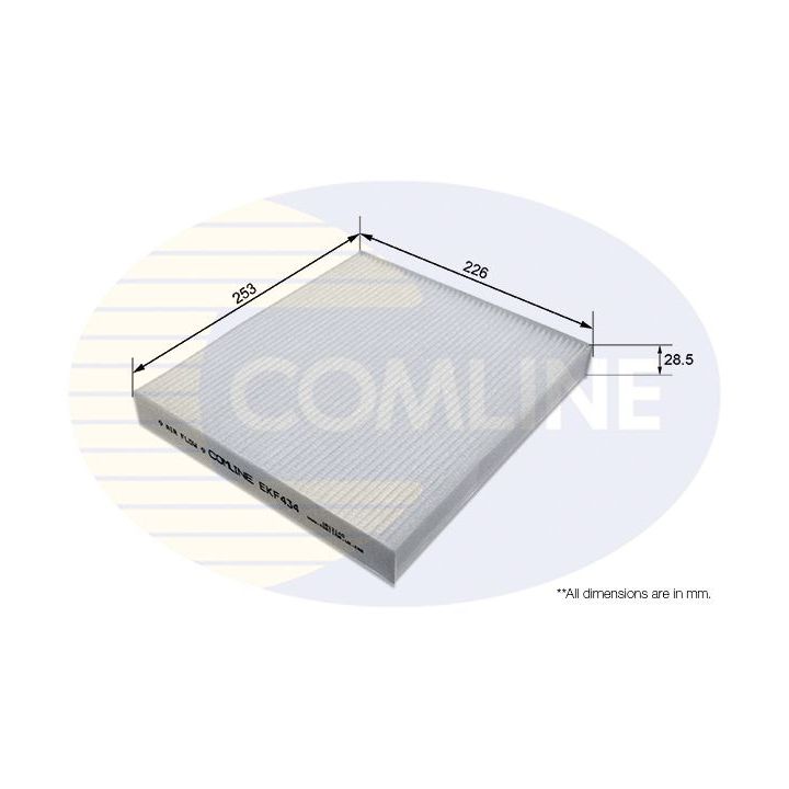 Filtras, salono oras COMLINE EKF434