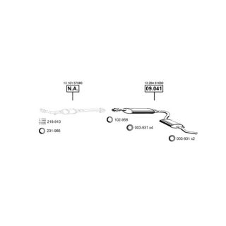 Išmetimo sistema ASMET FI160985
