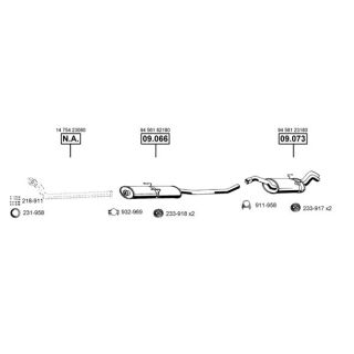 Išmetimo sistema ASMET FI162850